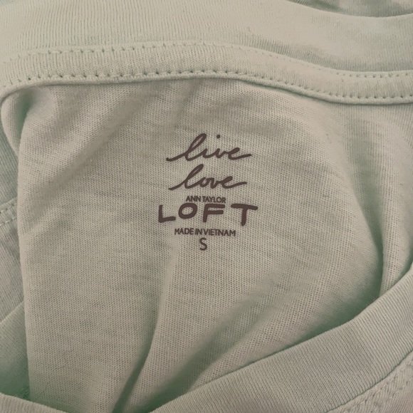 LOFT Mint Short Sleeve Top - Picture 5 of 5
